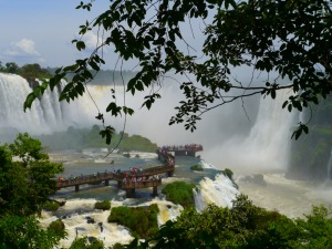 The end of the Brazilian side of the trail - the Devil's Throat, Iguazu Falls.