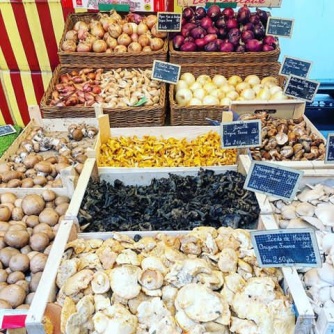 Mushrooms on Paris market